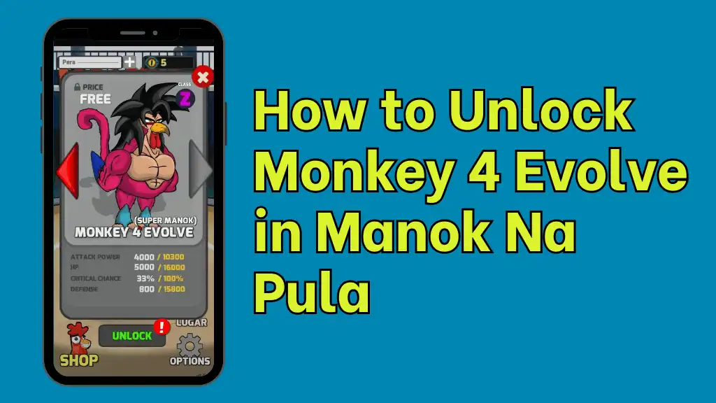 How to Unlock the Monkey 4 Evolve?